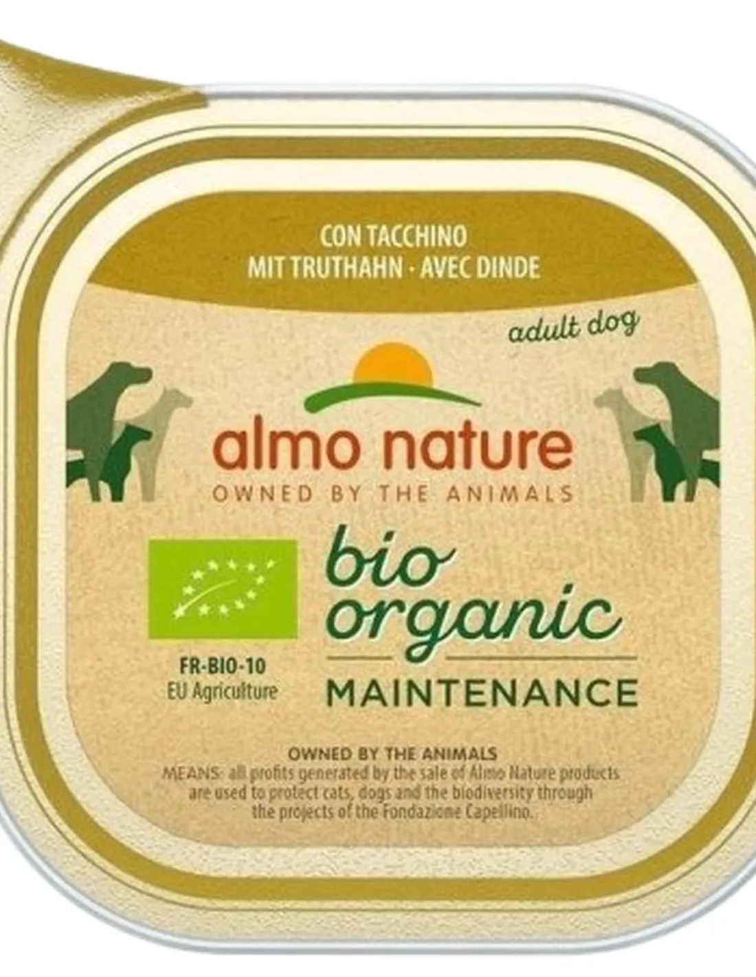 Almo nature pfc daily menù bio cane adult con tacchino 100 gr  