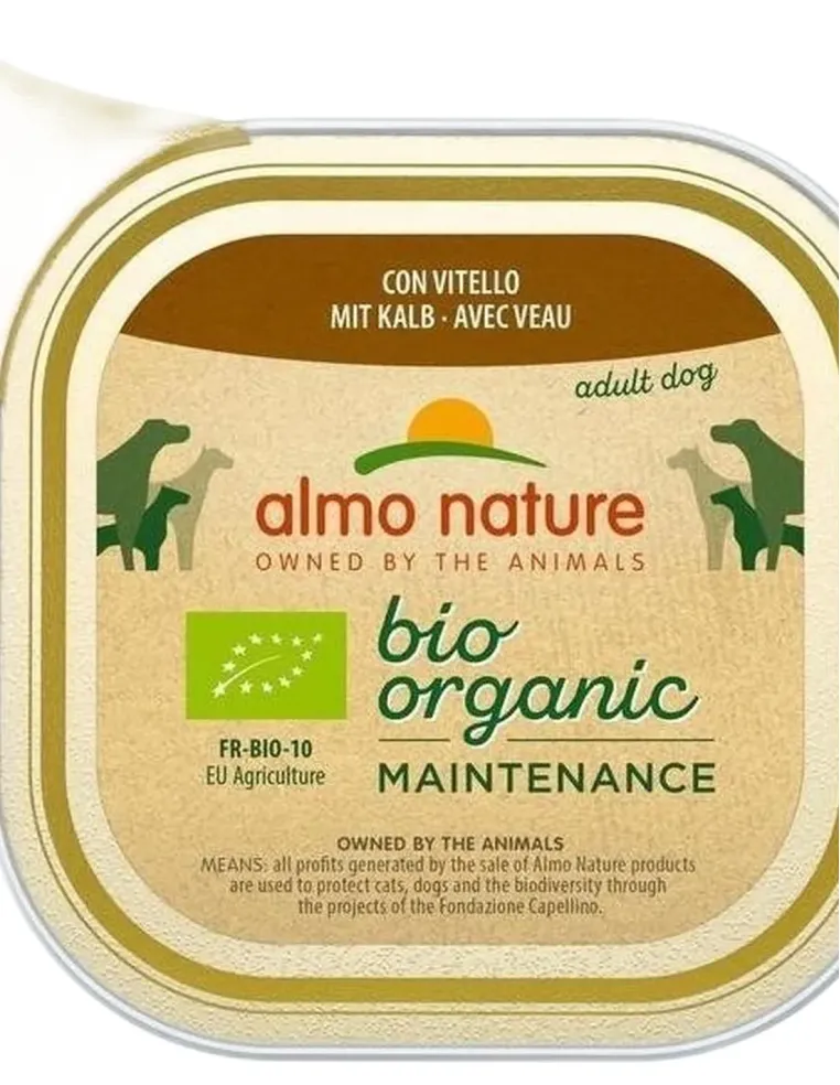 Almo nature pfc daily menù bio cane adult con vitello 100 gr  