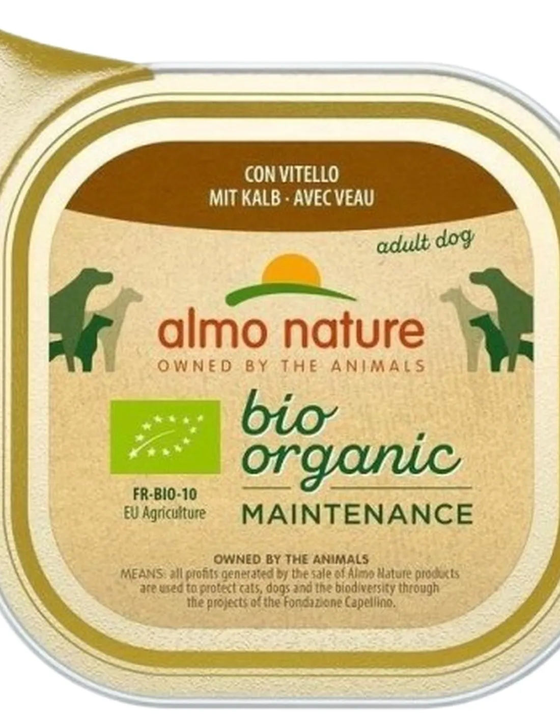 Almo nature pfc daily menù bio cane adult con vitello 100 gr  