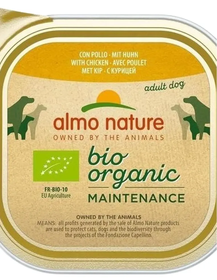 Almo nature pfc daily menù bio cane adult con pollo 300 gr  