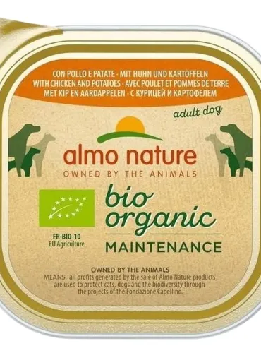 Almo nature pfc daily menù bio cane adult con pollo e patate 300 gr