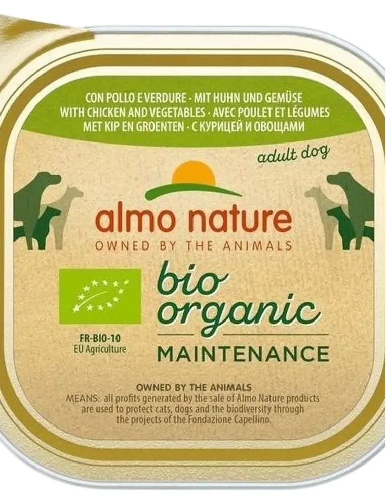 Almo nature pfc daily menù bio cane adult con pollo e verdure 300 gr  