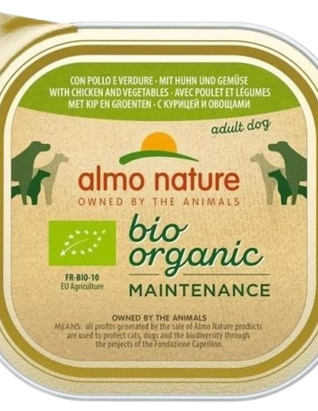 Almo nature pfc daily menù bio cane adult con pollo e verdure 300 gr  