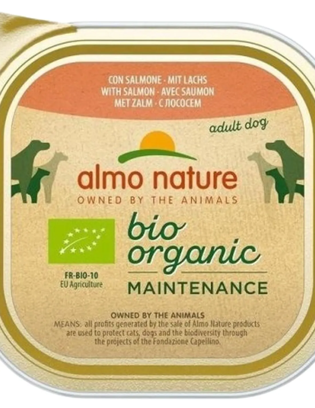 Almo nature pfc daily menù bio cane adult con salmone 300 gr  