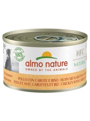 Almo nature hfc cuisine cane pollo con carote e riso 95 gr  