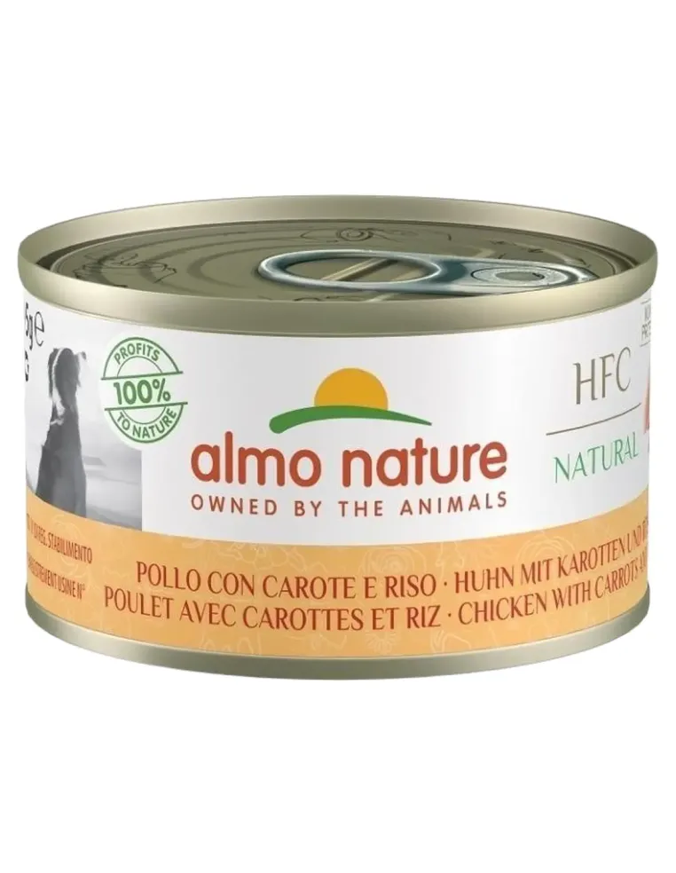 Almo nature hfc cuisine cane pollo con carote e riso 95 gr  