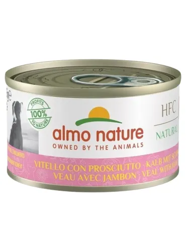 Almo nature hfc cuisine cane vitello con prosciutto 95 gr  