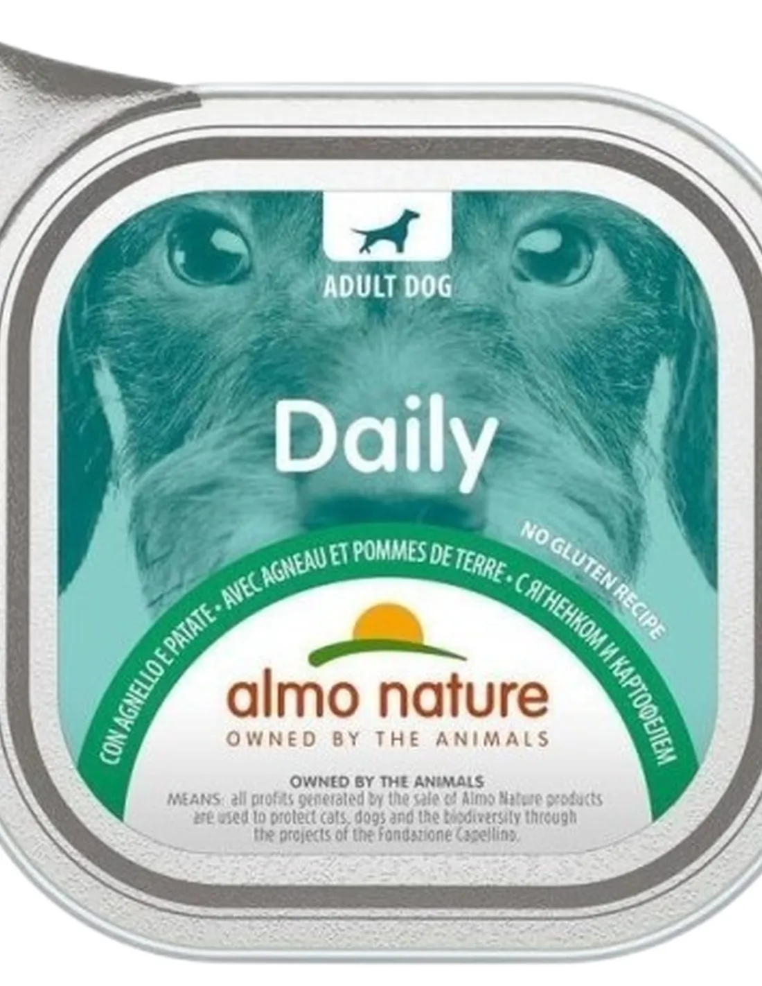 Almo nature pfc daily menu cane adult con agnello e patate 100 gr  