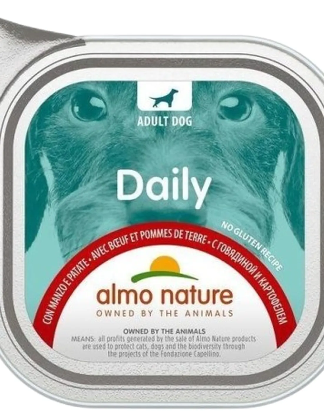 Almo nature pfc daily menu cane adult con manzo e patate 100 gr  