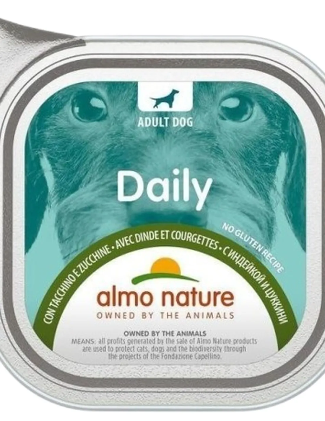 Almo nature pfc daily menu cane adult con tacchino e zucchine 100 gr  