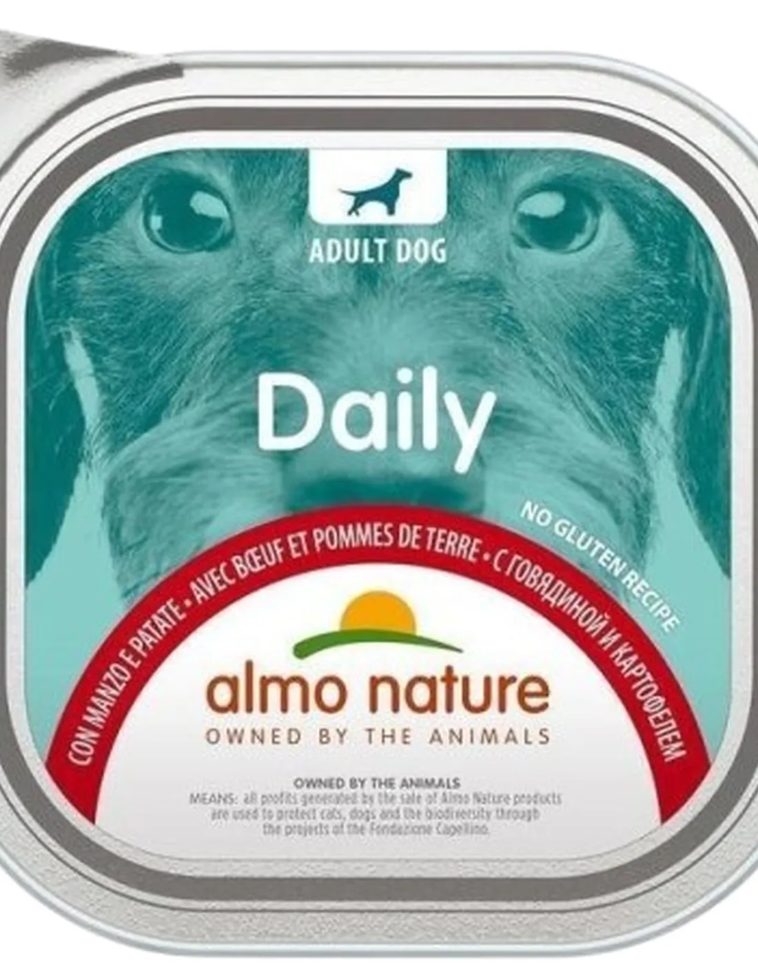 Almo nature pfc daily menu cane adult con manzo e patate 300 gr   Almo nature pfc daily menu cane adult con manzo e patate 300 gr