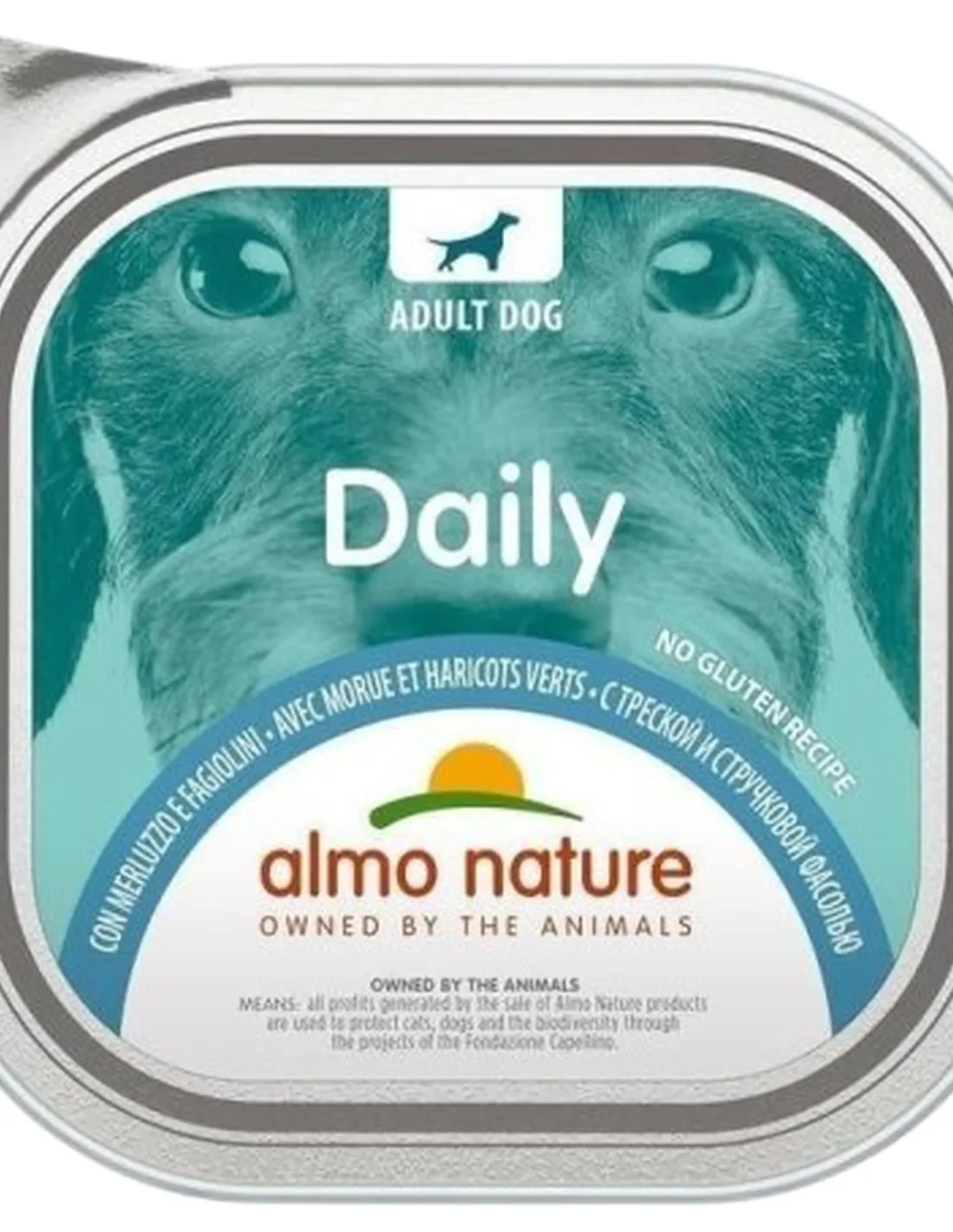 Almo nature pfc daily menu cane adult con merluzzo e fagiolini 300 gr  