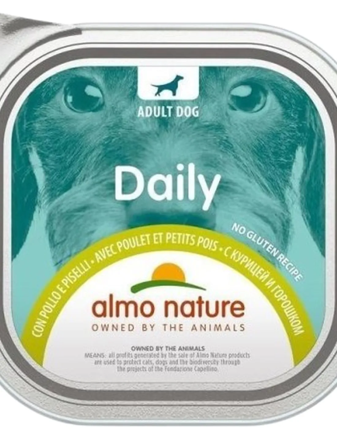 Almo nature pfc daily menu cane adult con pollo e piselli 300 gr  