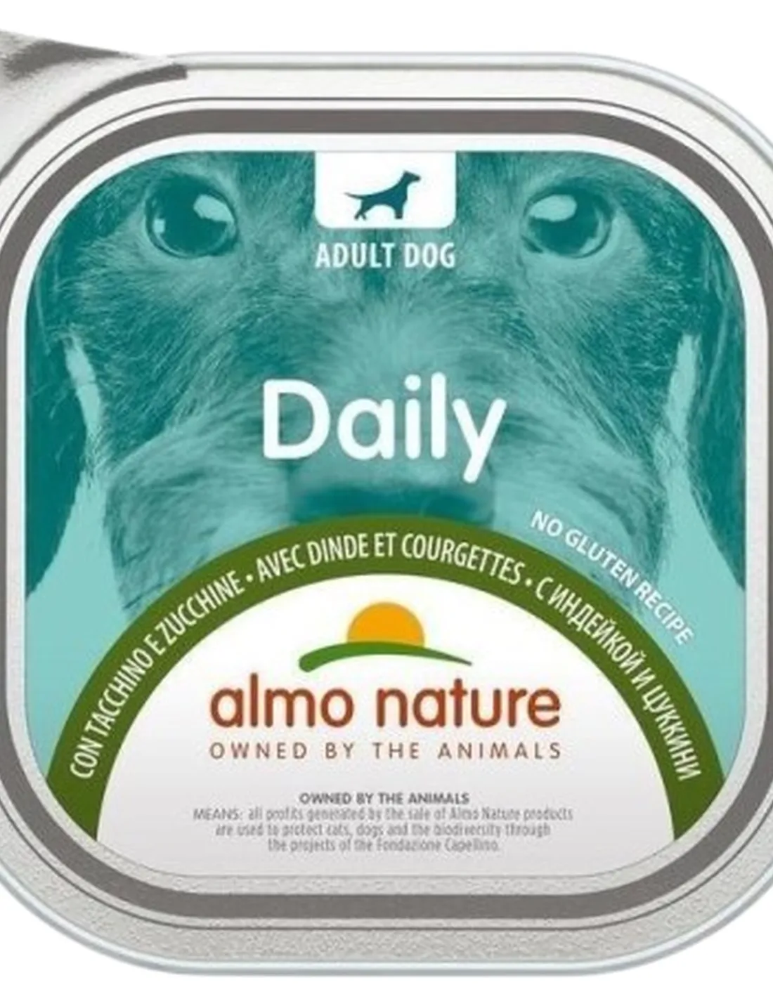 Almo nature pfc daily menu cane adult con tacchino e zucchine 300 gr   Almo nature pfc daily menu cane adult con tacchino e zucchine 300 gr