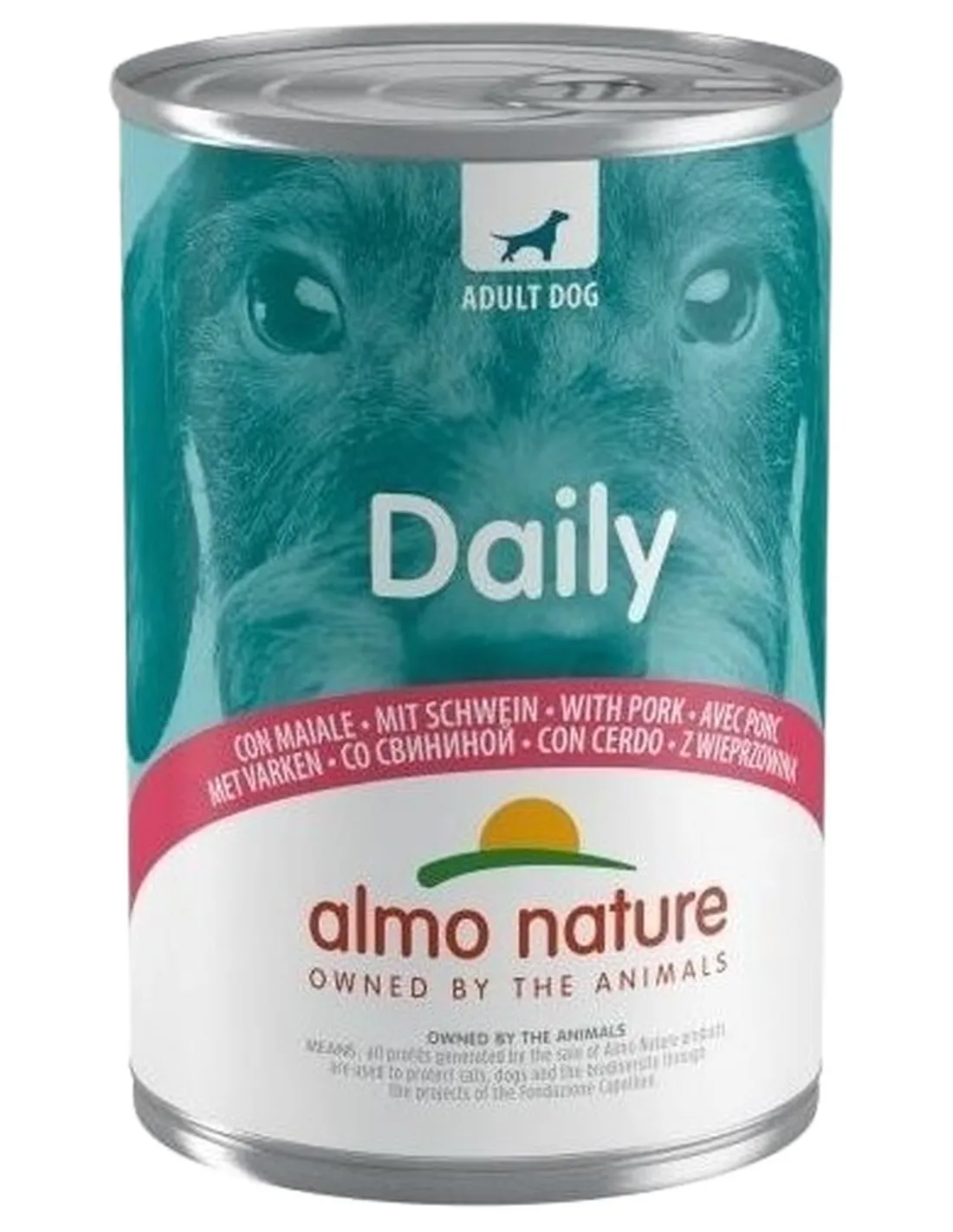 Almo nature daily menu cane con maiale 400 gr  