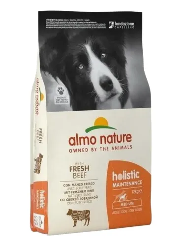 Almo nature holistic cane adult medium con manzo 12 kg