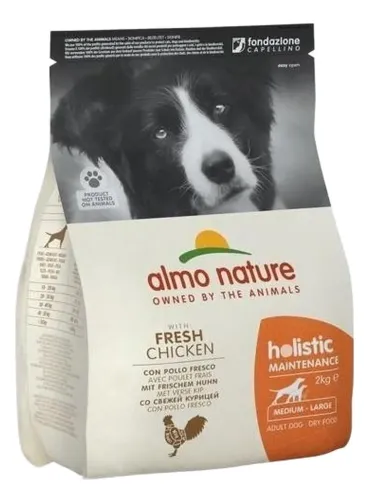 Almo nature holistic cane adult medium large con pollo 2 kg  