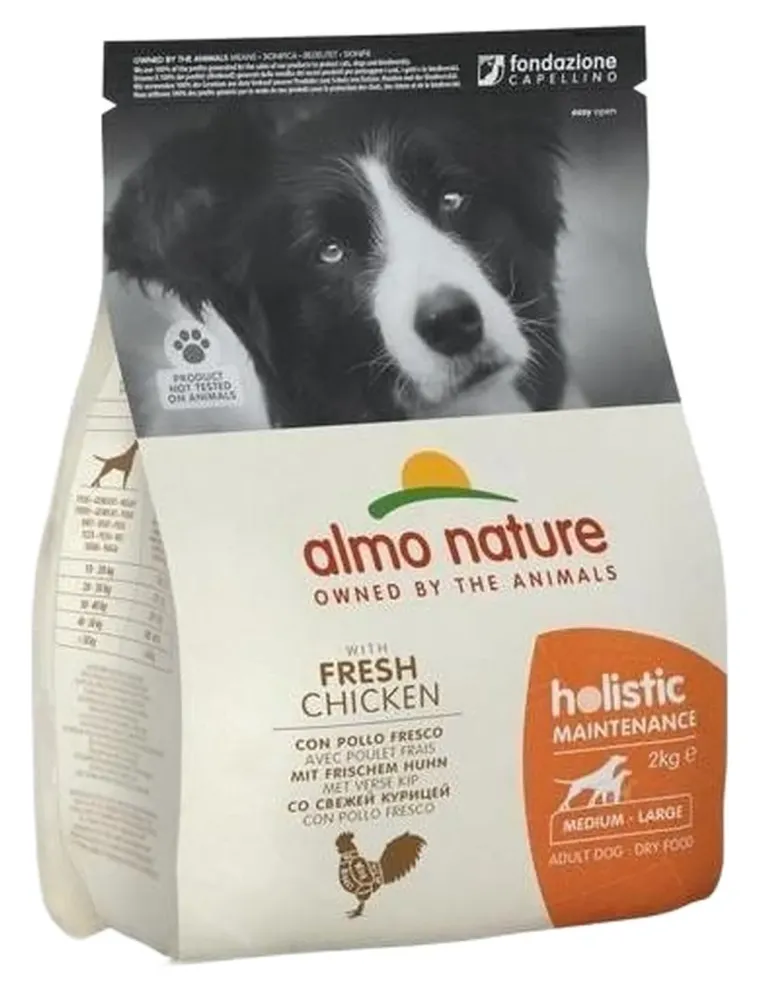 Almo nature holistic cane adult medium large con pollo 2 kg  