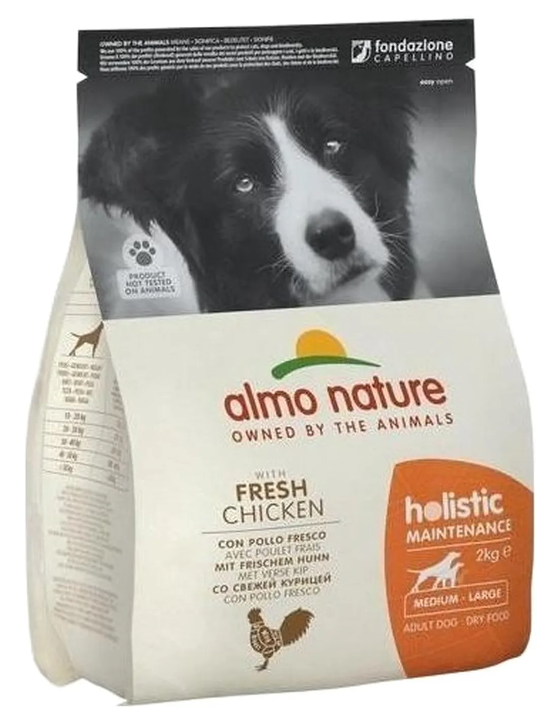Almo nature holistic cane adult medium large con pollo 2 kg  