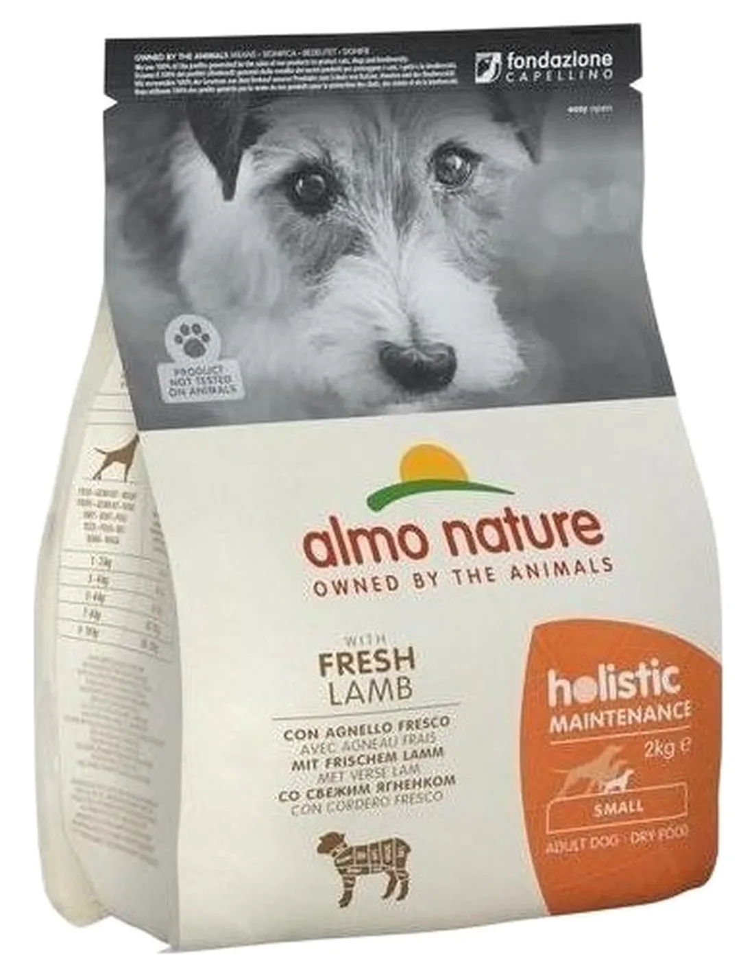 Almo nature holistic cane adult small agnello 2 kg  