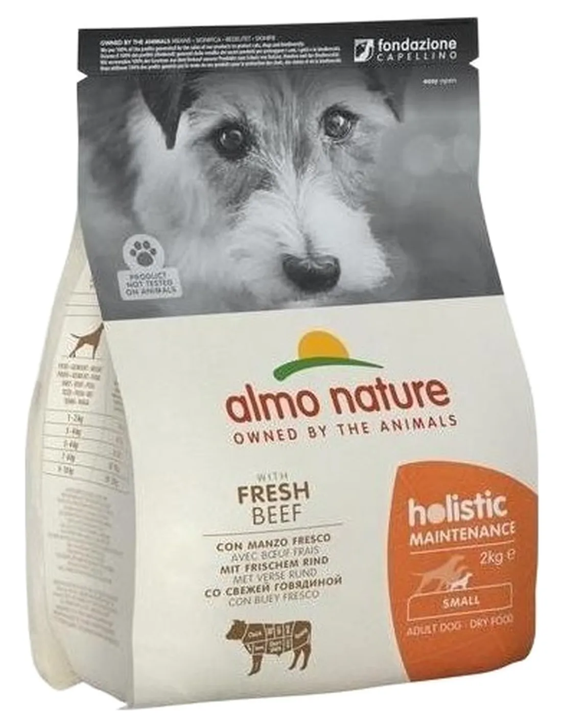 Almo nature holistic cane adult small con manzo 2 kg   Almo nature holistic cane adult small con manzo 2 kg