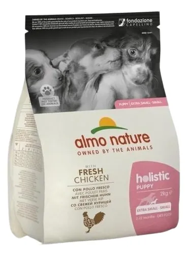 Almo nature holistic puppy small pollo e riso 2 kg  