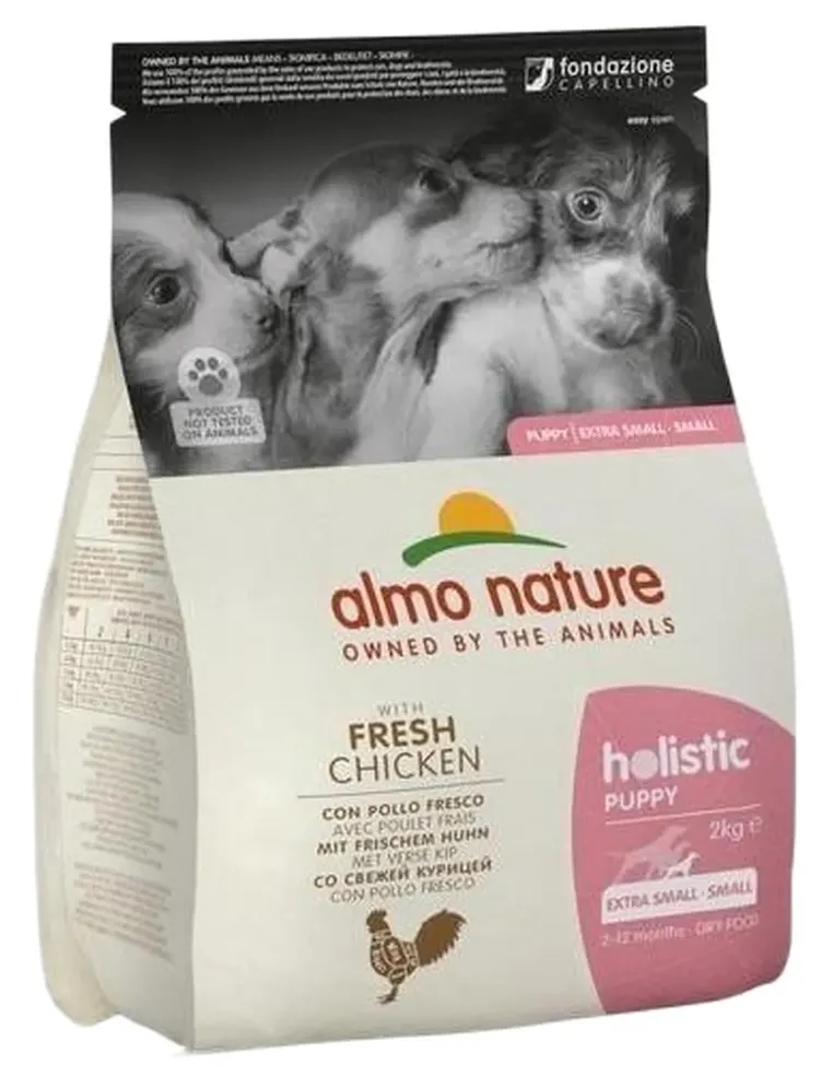 Almo nature holistic puppy small pollo e riso 2 kg  