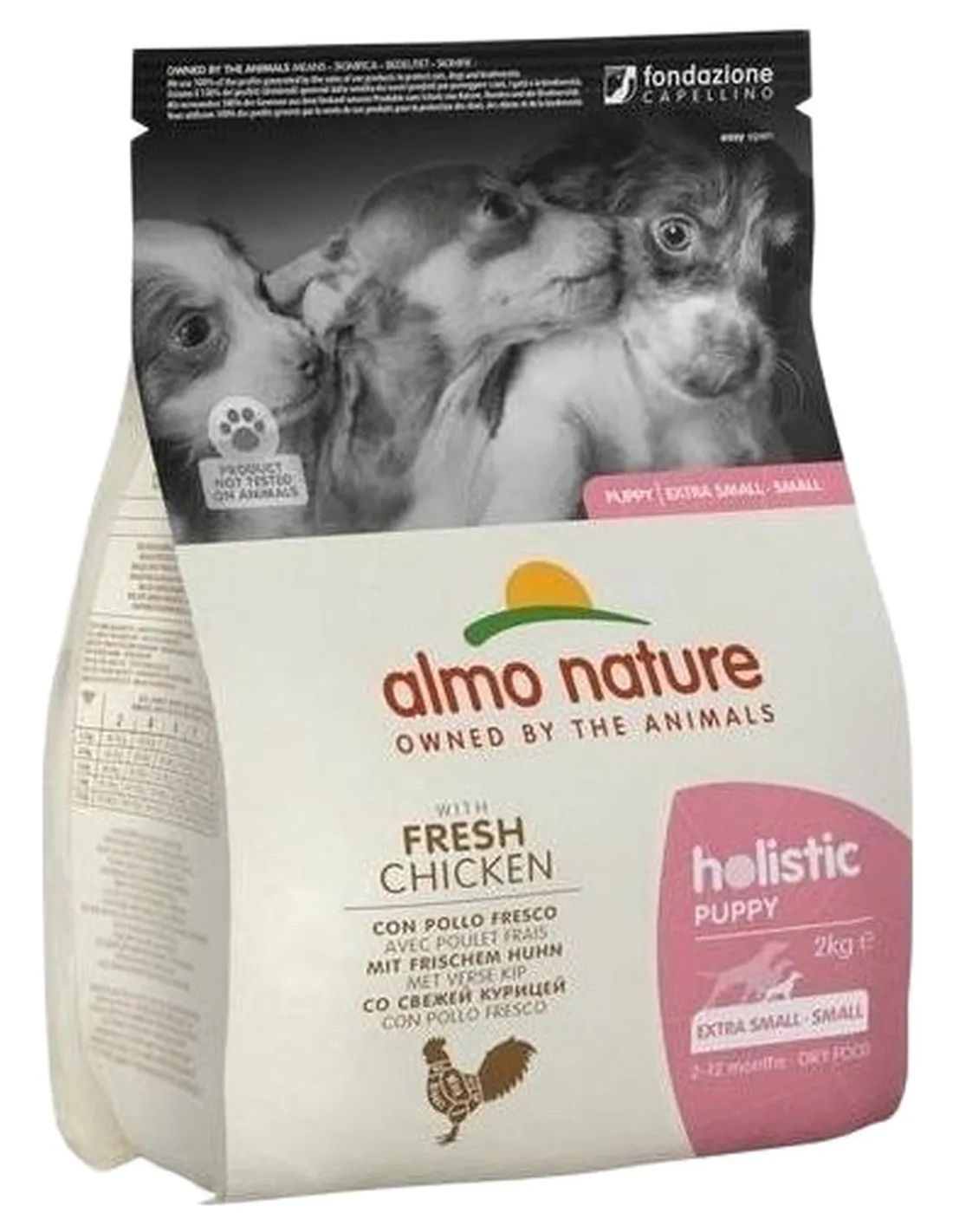 Almo nature holistic puppy small pollo e riso 2 kg  