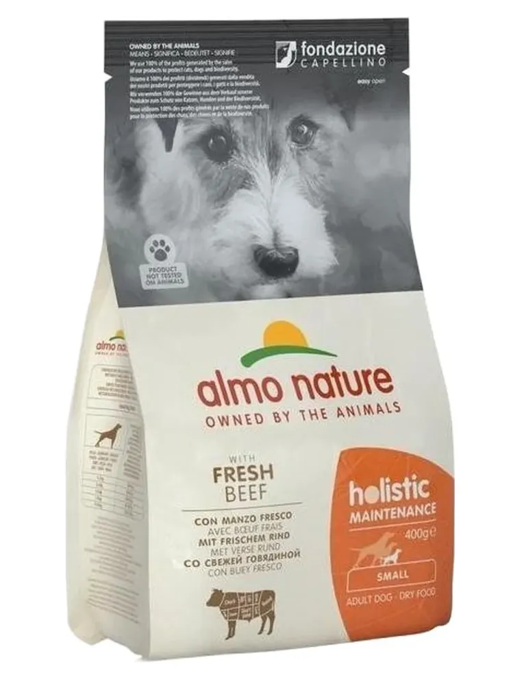 Almo nature holistic cane adult small con manzo 400 gr  