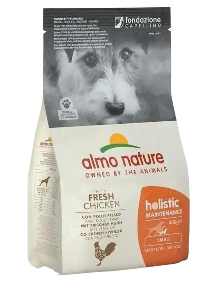 Almo nature holistic cane adult small con pollo 400 gr  