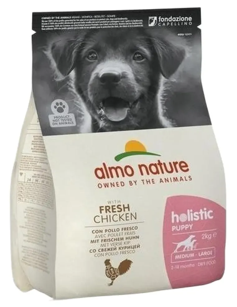 Almo nature holistic puppy medium con pollo e riso 2 kg  