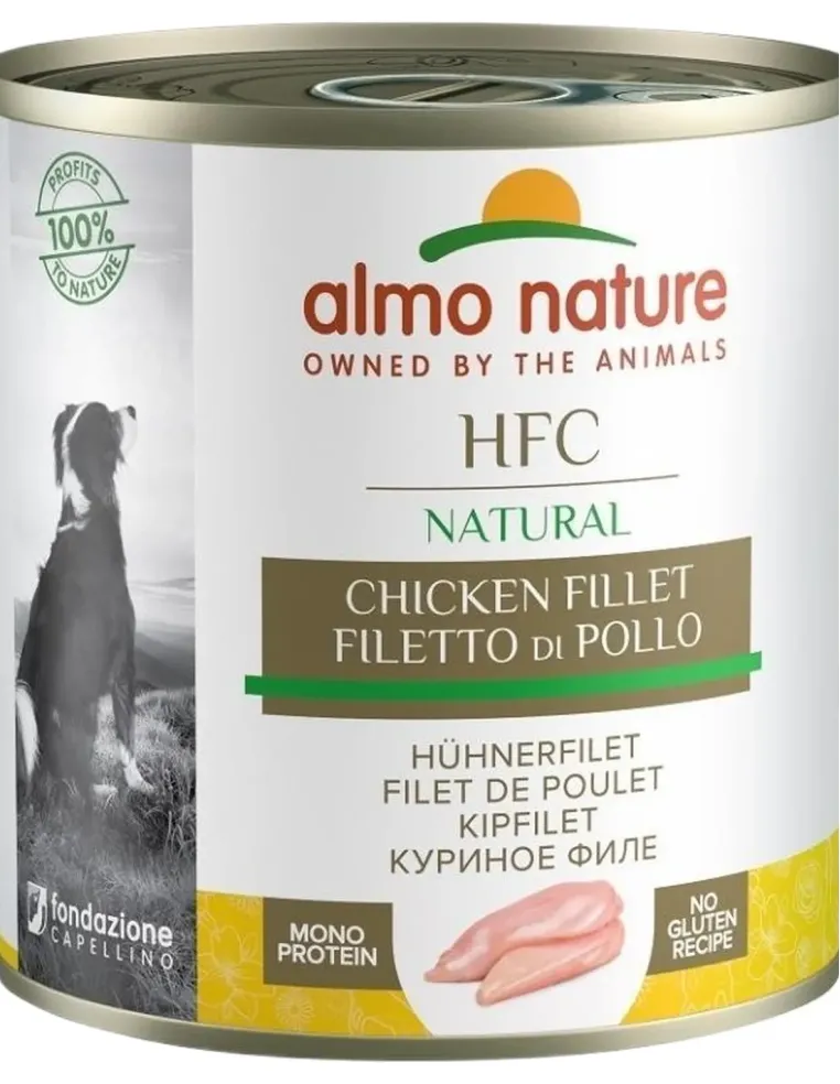 Almo nature hfc natural cane adult filetti di pollo 290 gr  