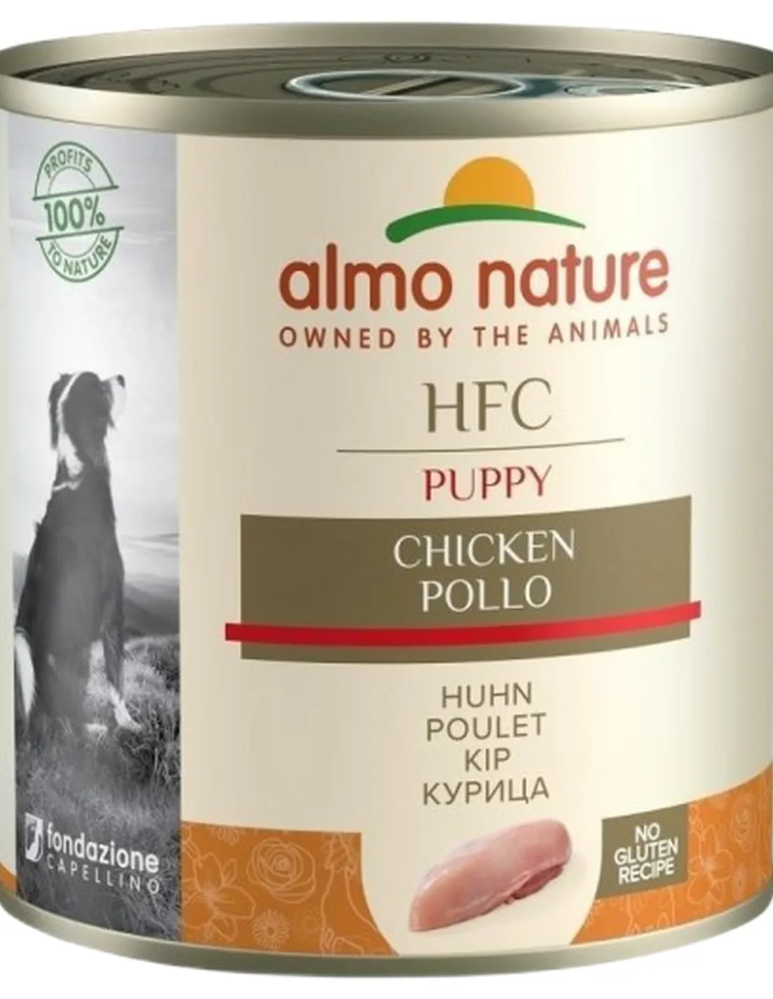 Almo nature hfc puppy pollo 280 gr  