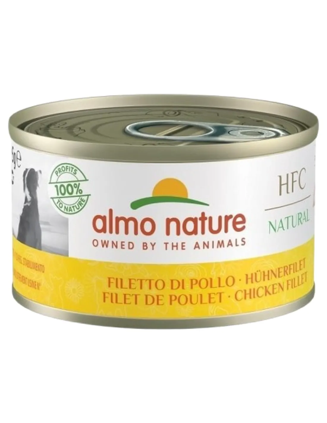 Almo nature hfc natural cane adult filetto di pollo 95 gr   Almo nature hfc natural cane adult filetto di pollo 95 gr