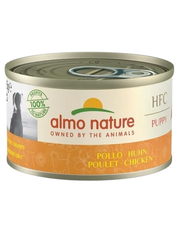 Almo nature hfc cane puppy pollo 95 gr  