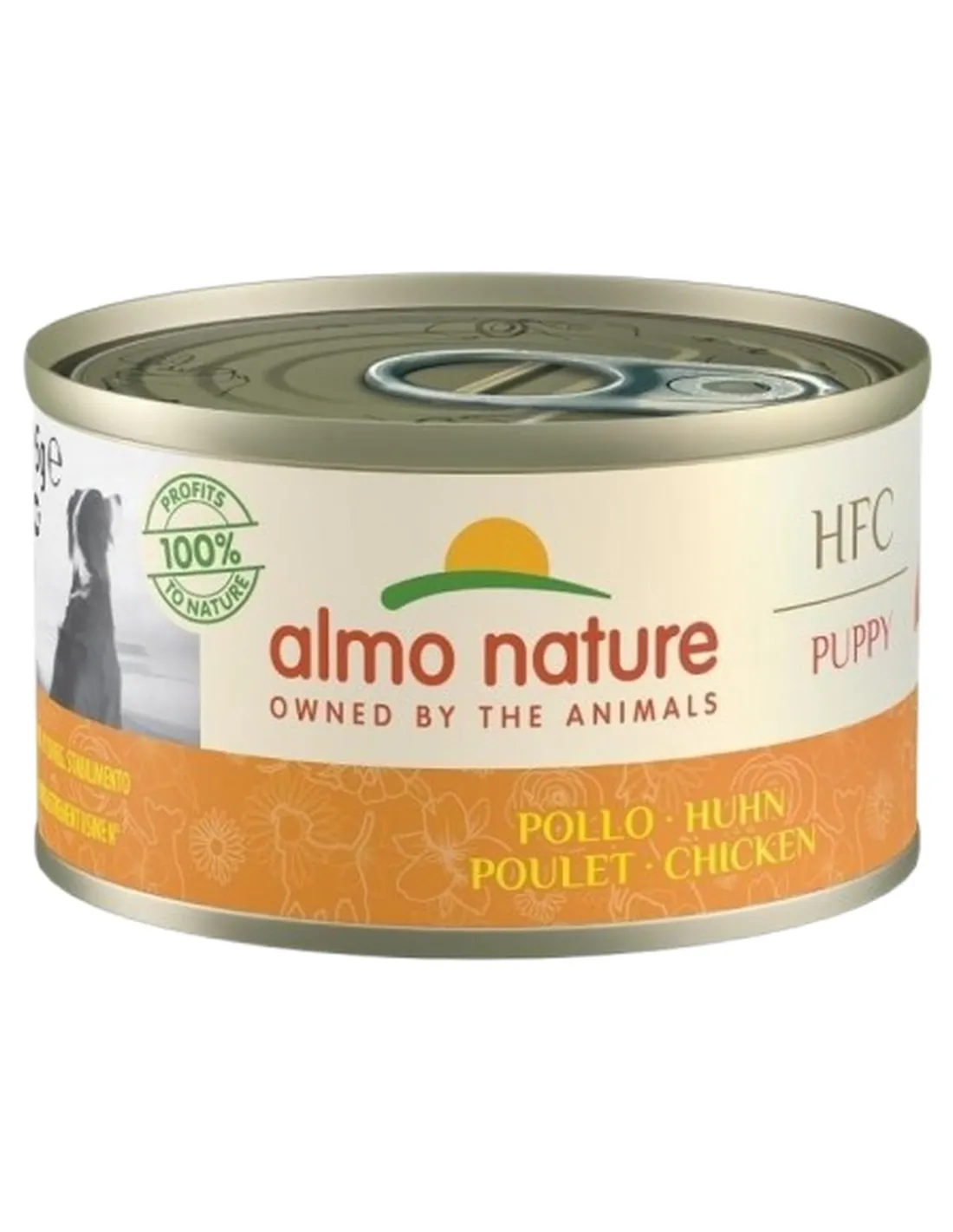 Almo nature hfc cane puppy pollo 95 gr  