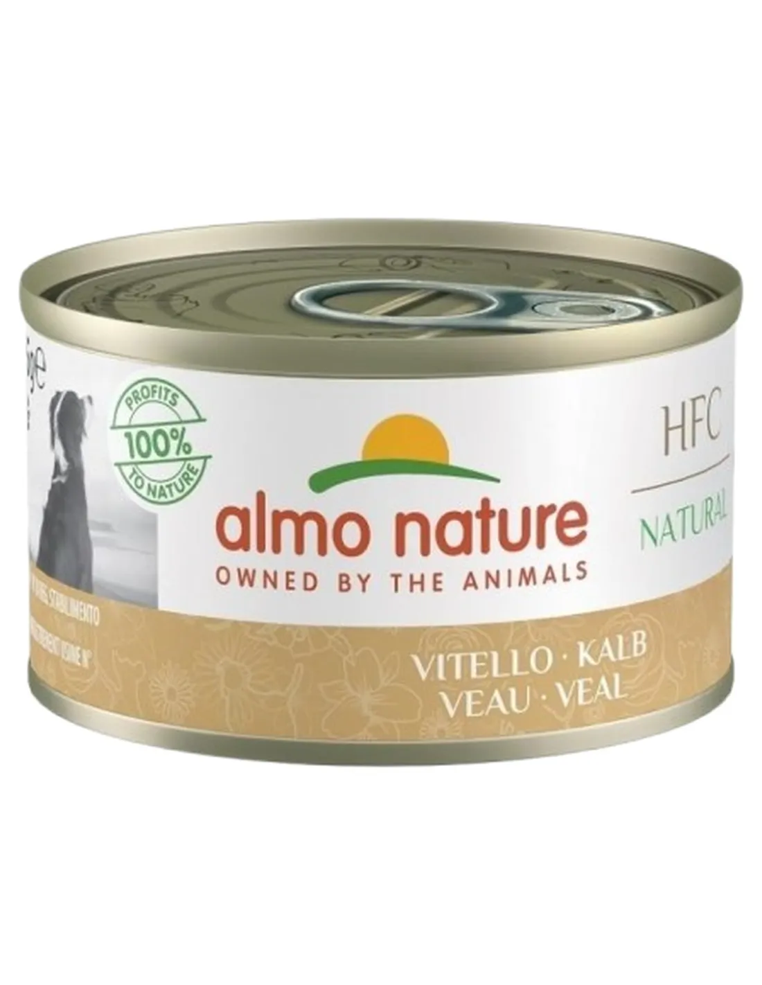 Almo nature hfc natural cane adult vitello 95 gr  