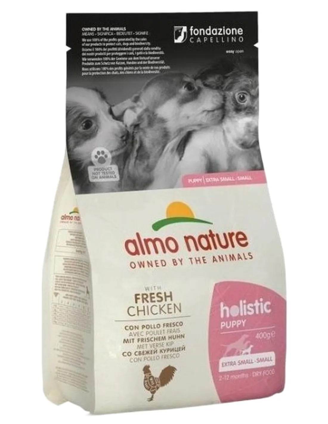 Almo nature holistic puppy small pollo e riso 400 gr   Almo nature holistic puppy small pollo e riso 400 gr