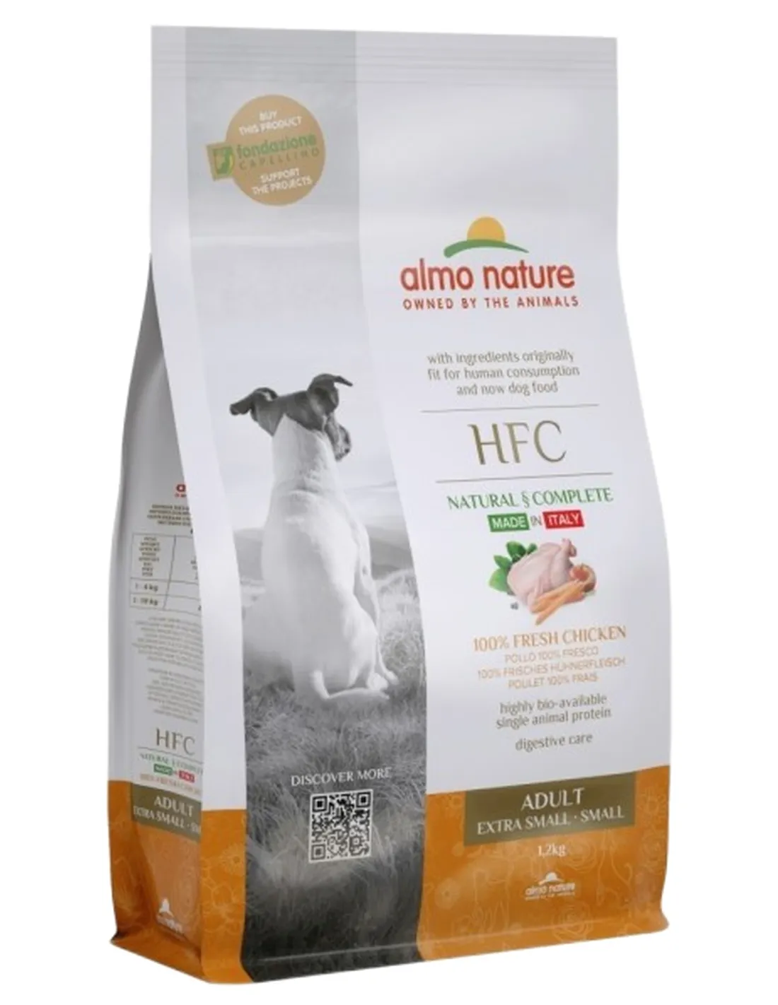 Almo nature HFC cane Adult Pollo XS-S 1,2 kg  