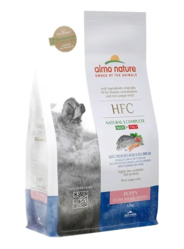 Almo nature HFC cane Puppy Spigola e Orata XS-S 1,2 kg