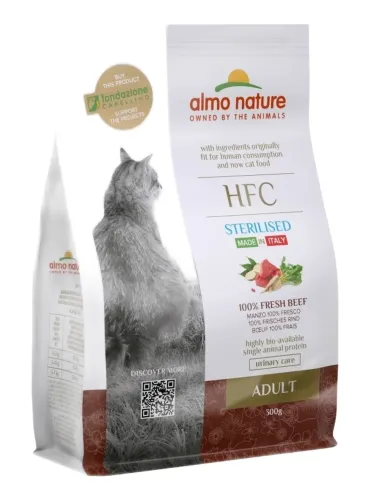 Almo nature HFC gatto Adult Sterilizzato Manzo 300 gr