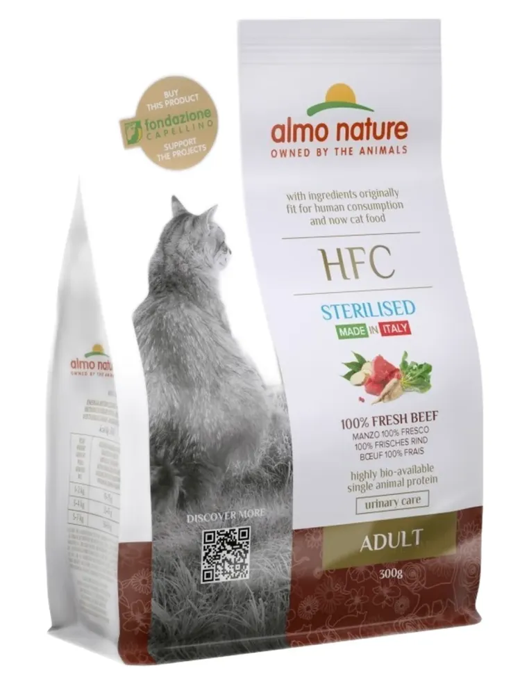 Almo nature HFC gatto Adult Sterilizzato Manzo 300 gr  
