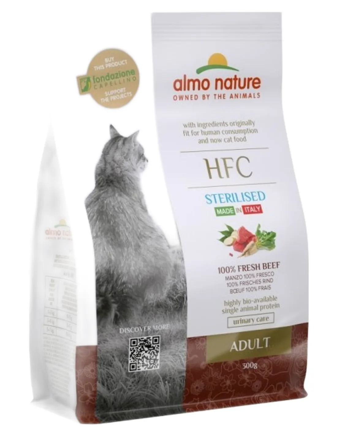 Almo nature HFC gatto Adult Sterilizzato Manzo 300 gr  
