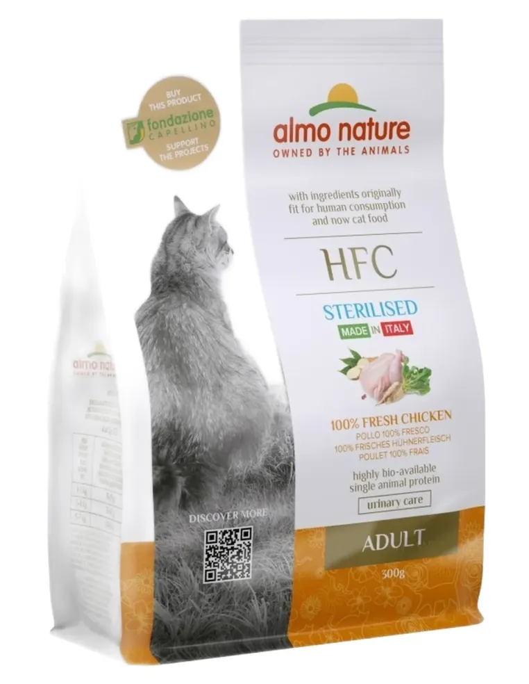 Almo nature HFC gatto Adult Sterilizzato Pollo 300 gr  