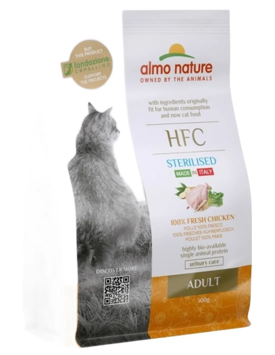 Almo nature HFC gatto Adult Sterilizzato Pollo 300 gr  
