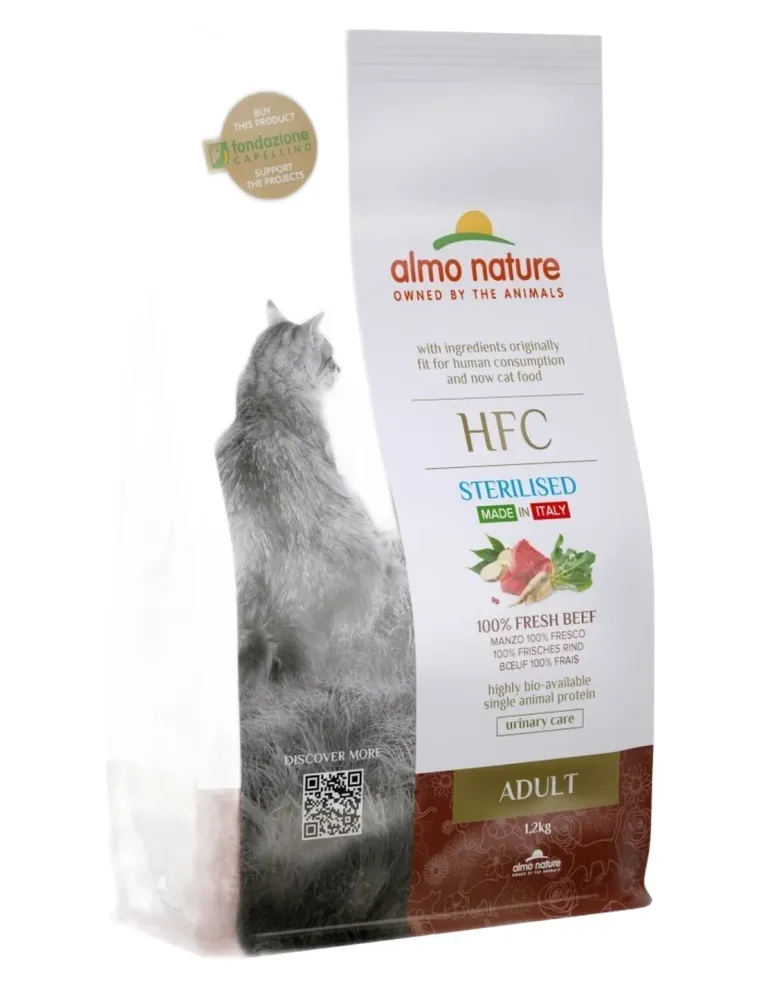 Almo nature HFC gatto Adult Sterilizzato Manzo 1,2 kg  