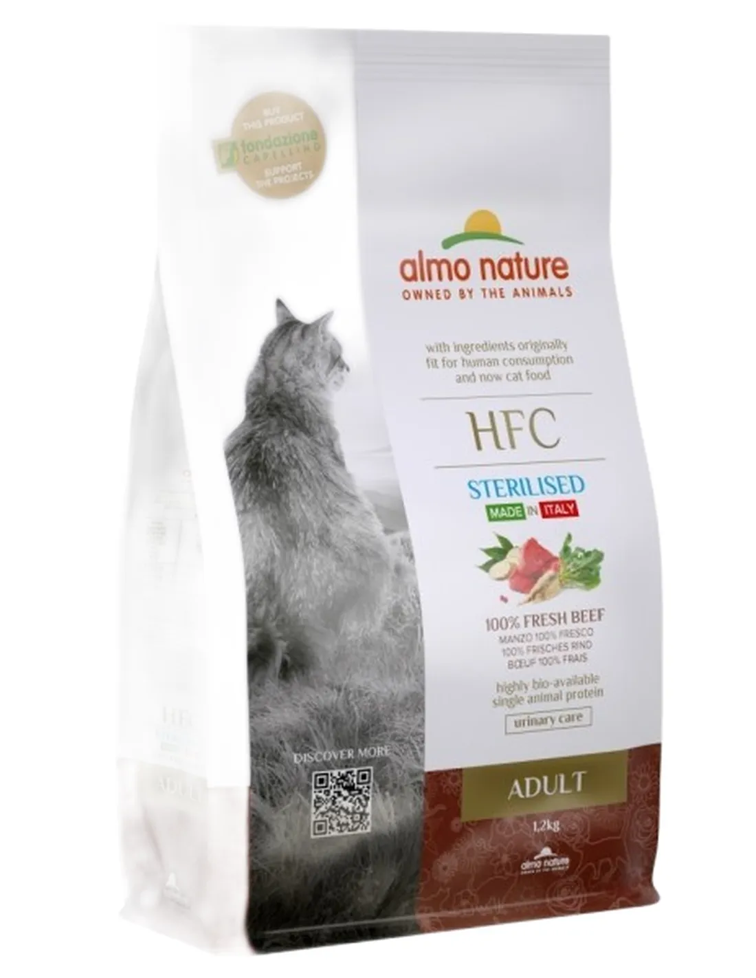 Almo nature HFC gatto Adult Sterilizzato Manzo 1,2 kg  