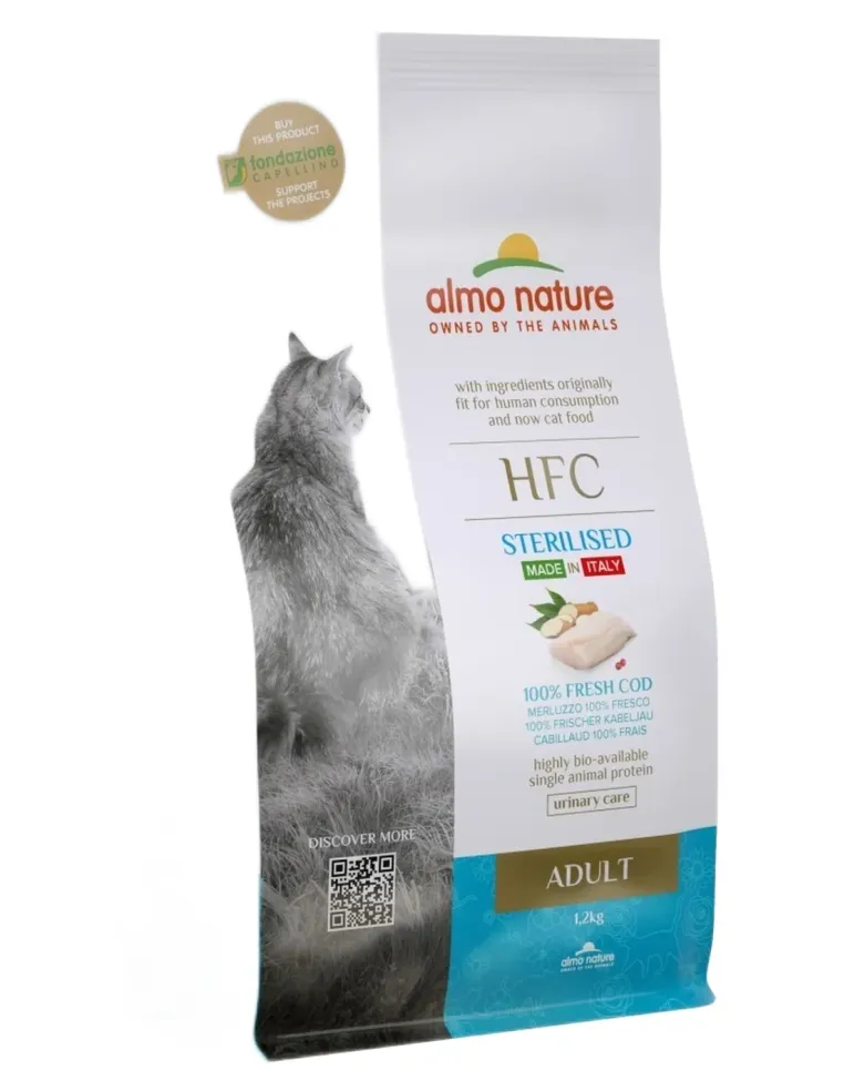 Almo nature HFC gatto Adult Sterilizzato Merluzzo 1,2 kg  