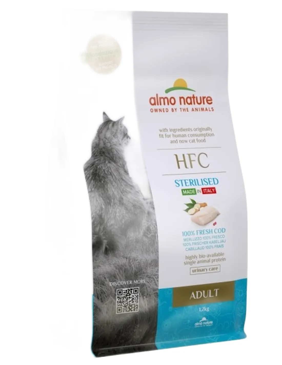 Almo nature HFC gatto Adult Sterilizzato Merluzzo 1,2 kg  