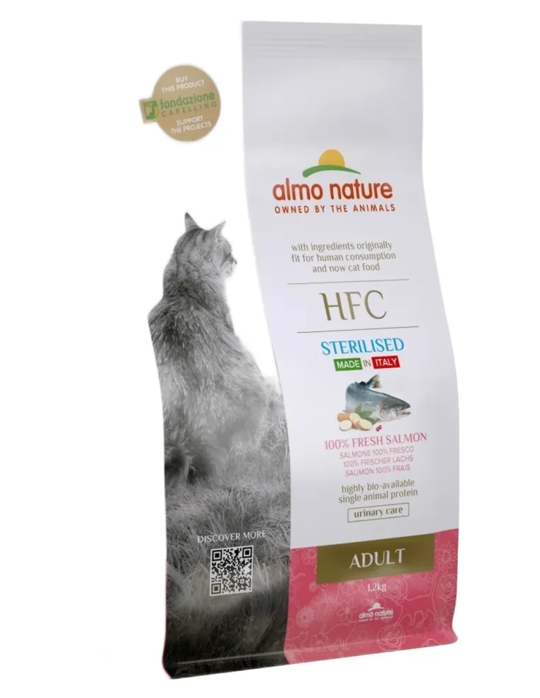 Almo nature HFC gatto Adult Sterilizzato Salmone 1,2 kg  